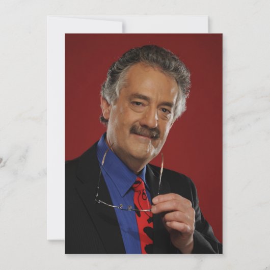 Vintager Rustikaler FOTO Beruf Themed Einladung (Rückseite)