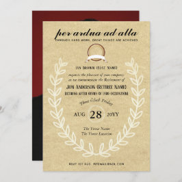 Vintager Rustikaler FOTO Beruf Themed Einladung