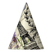 Vintager, rustikaler, französischer Eiffelturm Par Partyhütchen (Links)