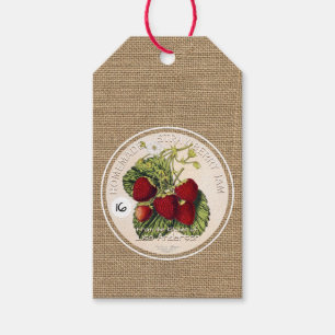 Vintager rustikaler geschenkanhänger