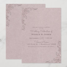 Vintager rustikaler Glamour Elegante Rose