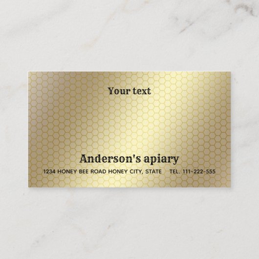 Vintager rustikaler Goldkalligraphiezweig Visitenkarte (Rückseite)