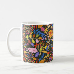 Vintager Rustikaler Herbst Botanischer Garten Kaffeetasse