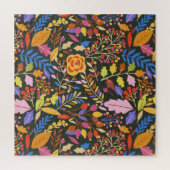 Vintager Rustikaler Herbst Botanischer Garten Puzzle (Vertikal)