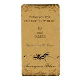 Vintager rustikaler Hochzeitwein