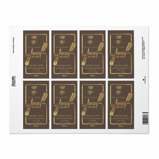 Vintager, rustikaler Honigwulst (Vorne)