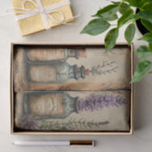 Vintager rustikaler Lavendel Seidenpapier (Geschenk)