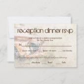 Vintager Rustikaler LKW Empfang Abendessen UAWG En Einladung (Rückseite)