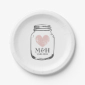 Vintager rustikaler pappteller (Vorderseite)