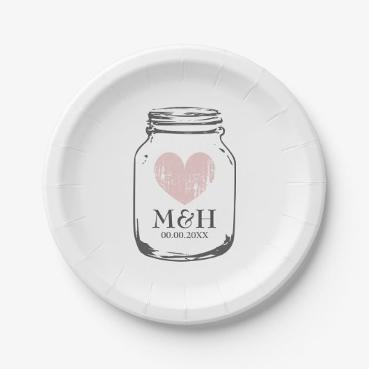 Vintager rustikaler pappteller (Vorderseite)