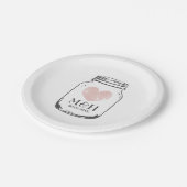 Vintager rustikaler pappteller (Schrägansicht)