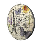 Vintager, rustikaler Schmetterlingsturm Dartscheibe (Vorderseite rechts)