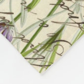 Vintager, rustikaler Schmetterlingsturm Fleecedecke (Ecke)