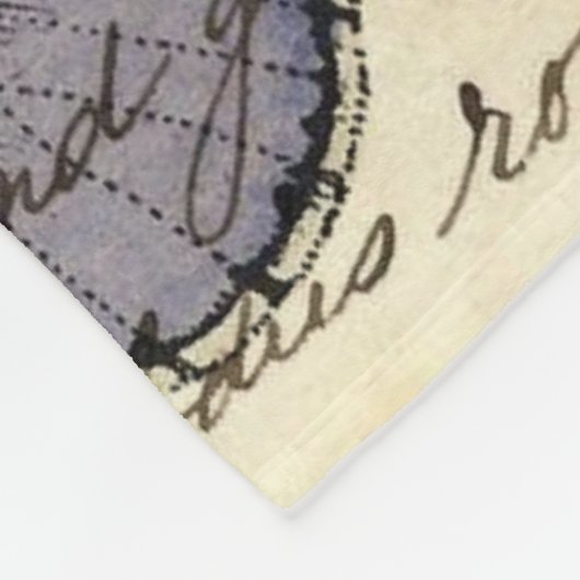 Vintager, rustikaler Schmetterlingsturm Fleecedecke (Ecke)