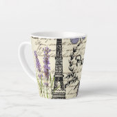 Vintager, rustikaler Schmetterlingsturm Milchtasse (Linke Ecke)