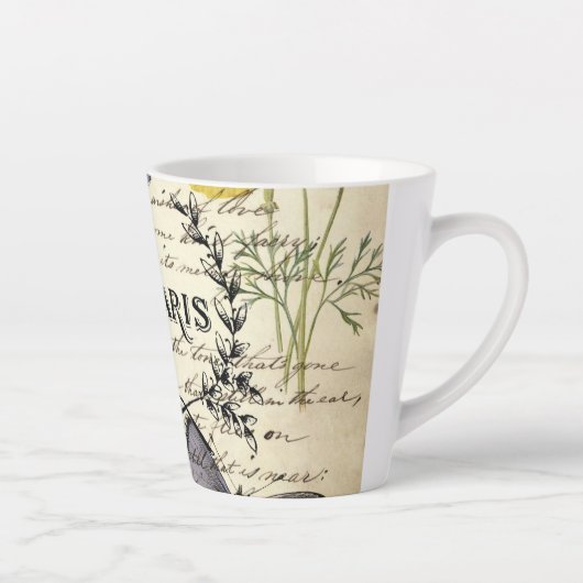 Vintager, rustikaler Schmetterlingsturm Milchtasse (Rechts)