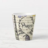 Vintager, rustikaler Schmetterlingsturm Milchtasse (Vorderseite)