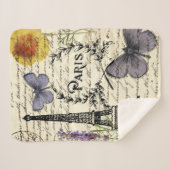 Vintager, rustikaler Schmetterlingsturm Sherpadecke (Vorderseite (Horizontal))