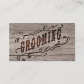 Vintager rustikaler Western Visitenkarte (Vorderseite)