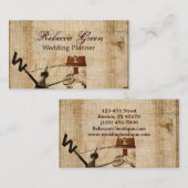 Vintager rustikaler Westernland-Scheunenbauernhof Visitenkarte (Vorne/Hinten)