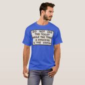Vintager Rusty Sign Bahnhof Cool Funny T-Shirt (Vorne ganz)