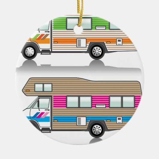 Vintager RV Keramikornament (Vorne)