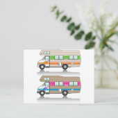 Vintager RV Postkarte (Stehend Vorderseite)