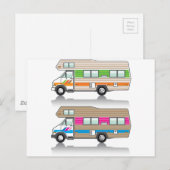 Vintager RV Postkarte (Vorne/Hinten)