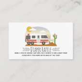 Vintager RV Wüstenduschenspanner Begleitkarte (Vorderseite)