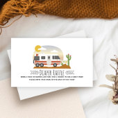 Vintager RV Wüstenduschenspanner Begleitkarte