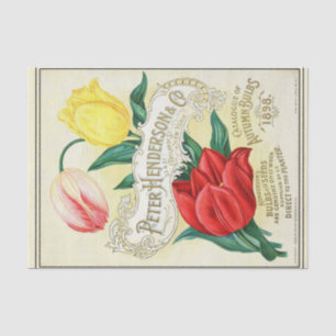 Vintager Saatgutkatalog Henderson Herbstbulben 189 Seidenpapier