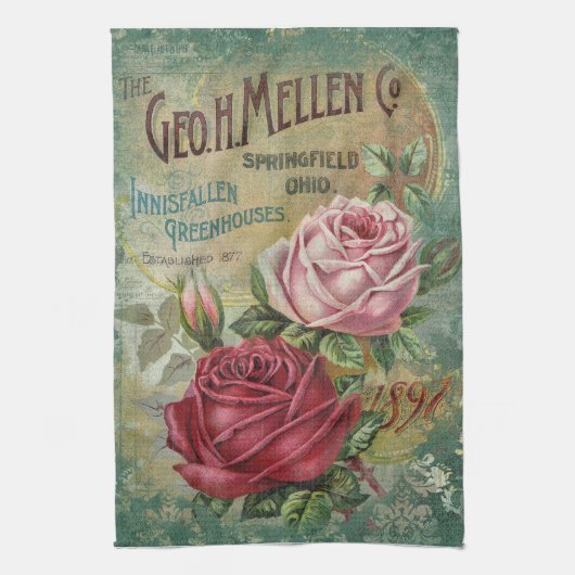 Vintager Saatkatalog Handtuch (Vertikal)
