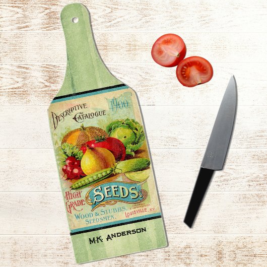 Vintager Saatkatalog Schneidebrett