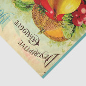 Vintager Saatkatalog Seidenpapier (Ausschnitt)