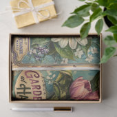 Vintager Saatkatologe x 3 Seidenpapier (Geschenk)