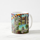 Vintager Sacramento CA Kaffeetasse (VorderseiteRechts)