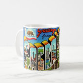 Vintager Sacramento CA Kaffeetasse (Vorderseite Links)