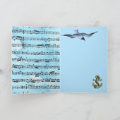 VINTAGER SAILBOAT LIFEBELT ANS ANCHOR VATER KARTE (Innenseite)