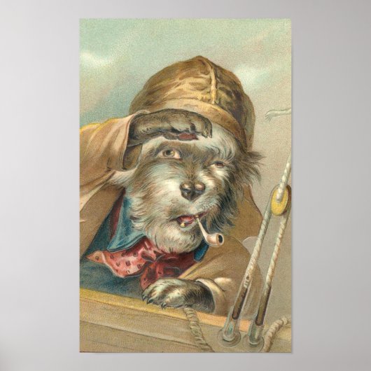 Vintager Salty Dog Poster (Vorne)