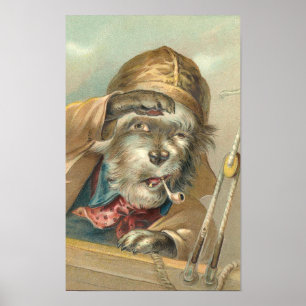 Vintager Salzhund Poster