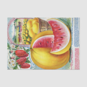 Vintager Samenkatalog Frische Pasta machen Seidenpapier