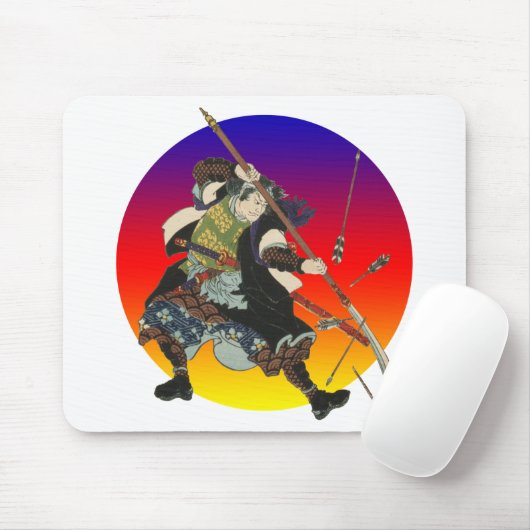 Vintager Samurai Mousepad (Mit Mouse)