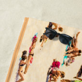 Vintager Sandy Beach Strandtuch (Beispiel)