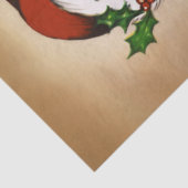 Vintager Santa 2 Seidenpapier (Detail)
