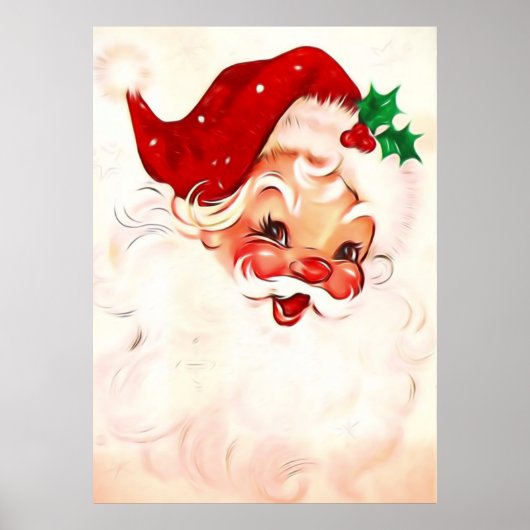 Vintager Santa 4 Poster (Vorne)