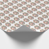 Vintager Santa Claus Magic Geschenkpapier (Ecke)