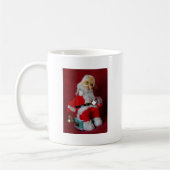 Vintager Santa Claus Toy Kaffeetasse (Links)