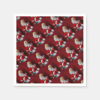 Vintager Santa Claus Toy Serviette
