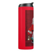Vintager Santa Claus Toy Thermosbecher (Nach links gedreht)