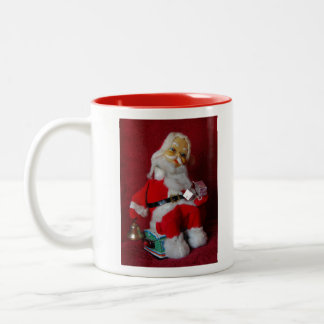 Vintager Santa Claus Toy Zweifarbige Tasse